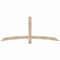 Ekena Millwork Bellingham Smooth Timber Gable Bracket, Douglas Fir, 72"W x 30"H x 1 1/2"D x 3 1/2"F, 10/12 Pitch GBW072X30X0204BEL00SDF - alternate 1